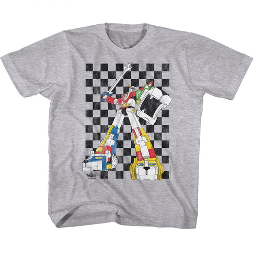 Voltron 80s Checkerboard Youth/Toddler T-Shirt