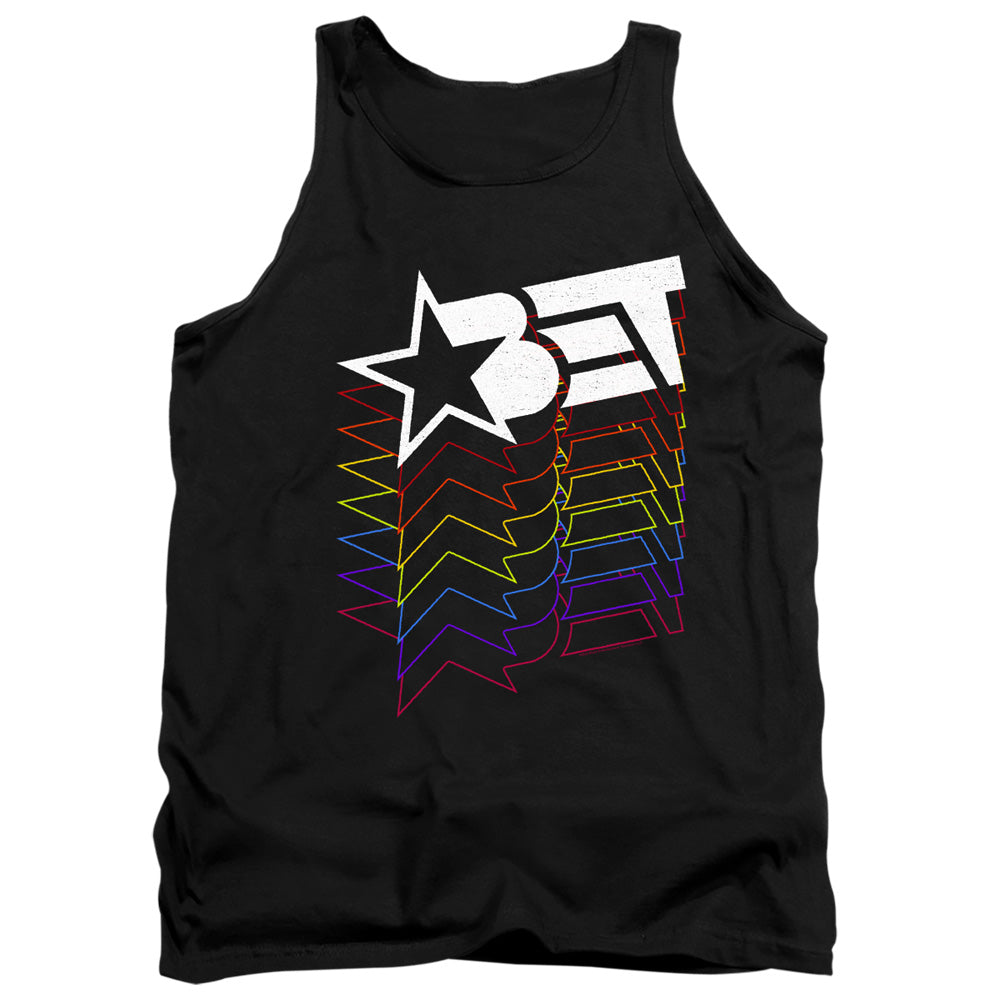 BET Cascading Rainbow Logo Tank Top