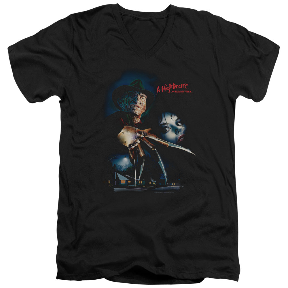 A Nightmare on Elm Street Original Poster V-Neck T-Shirt