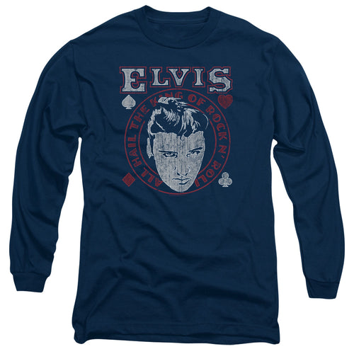 Elvis Presley Hail The King Long Sleeve T-Shirt