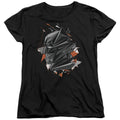 Batman v Superman Bat Head Tech Womens T-Shirt