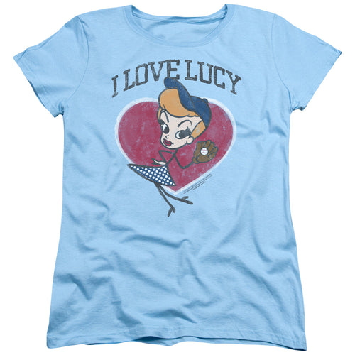 I Love Lucy Baseball Diva Womens T-Shirt