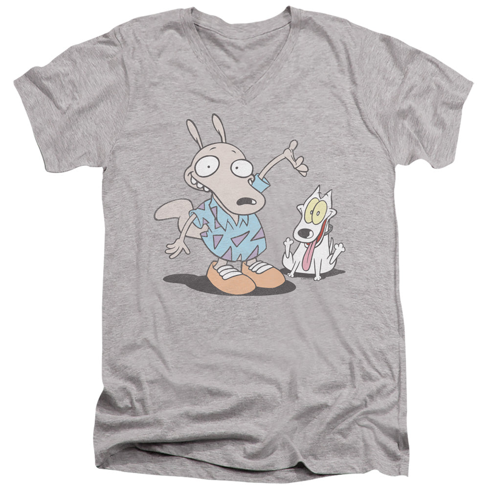 Rocko's Modern Life Rocko and Spunky V-Neck T-Shirt