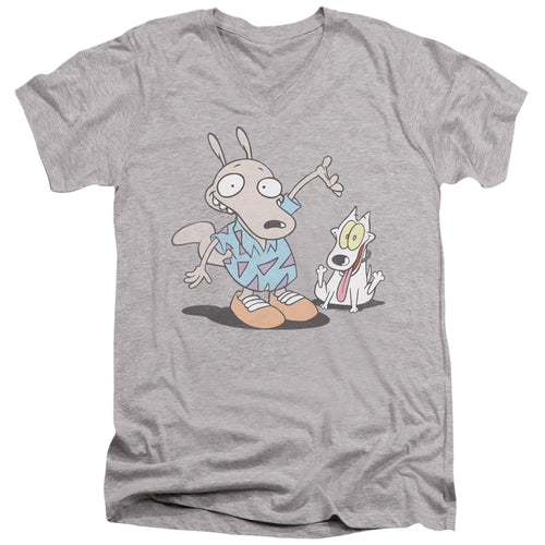 Rocko's Modern Life Rocko and Spunky V-Neck T-Shirt