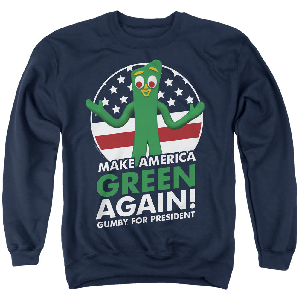 Gumby For President Crewneck Sweatshirt