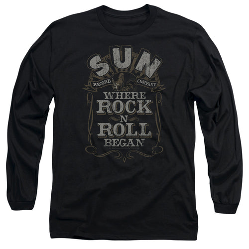 Sun Records Where Rock N Roll Began Long Sleeve T-Shirt
