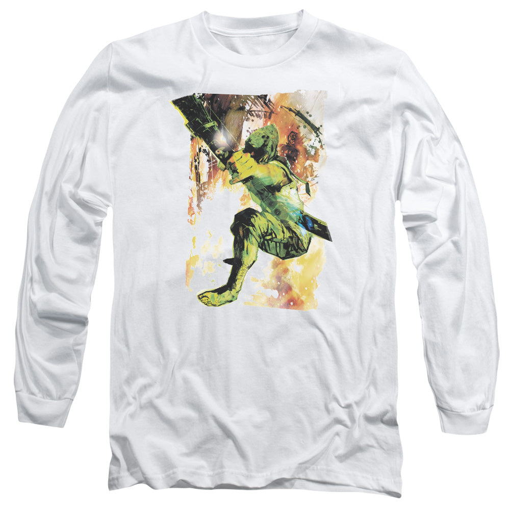 Justice League Painted Archer Long Sleeve T-Shirt