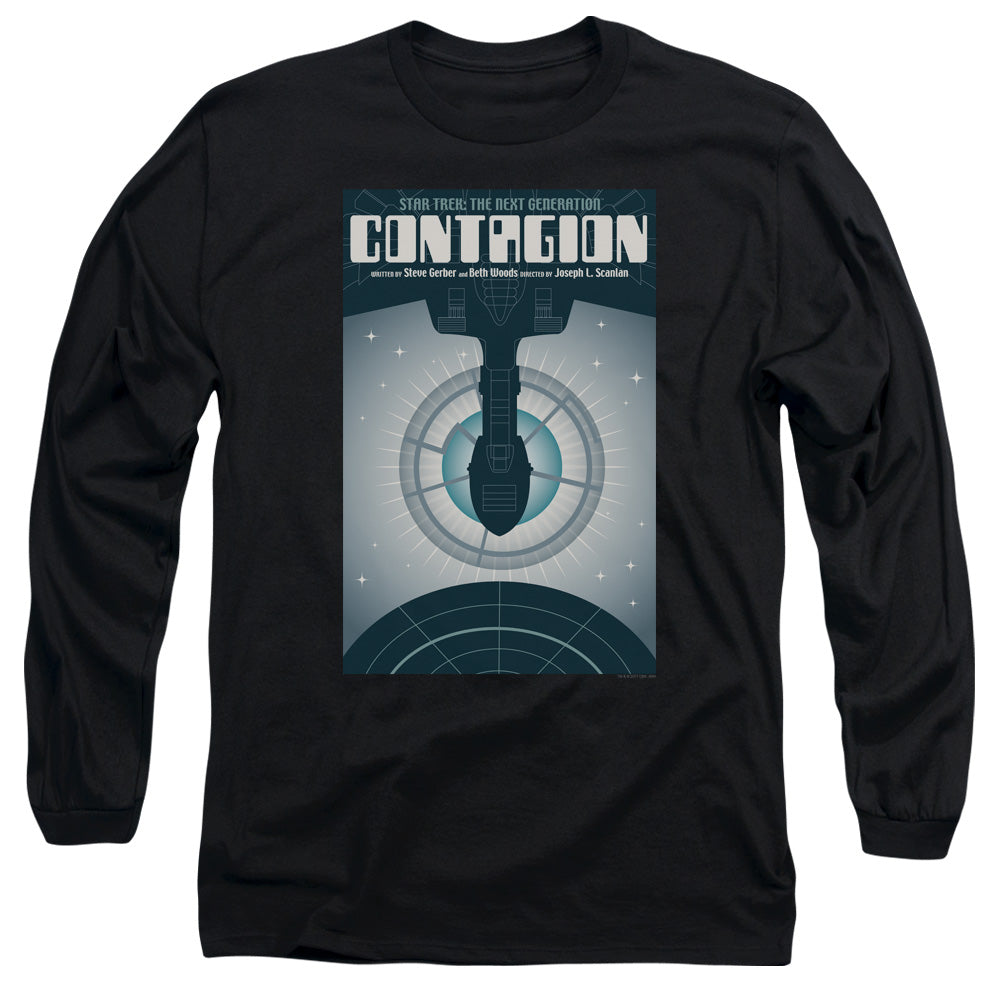 Star Trek Contagion Black Long Sleeve T-Shirt