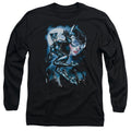 Batman Moonlight Cat Long Sleeve T-Shirt