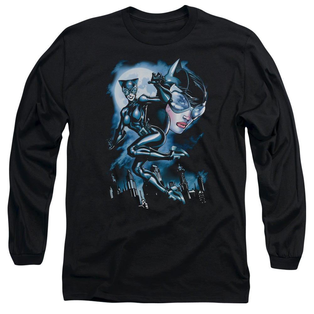 Batman Moonlight Cat Long Sleeve T-Shirt