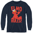 Sesame Street Elmo Rules Youth Long Sleeve T-Shirt
