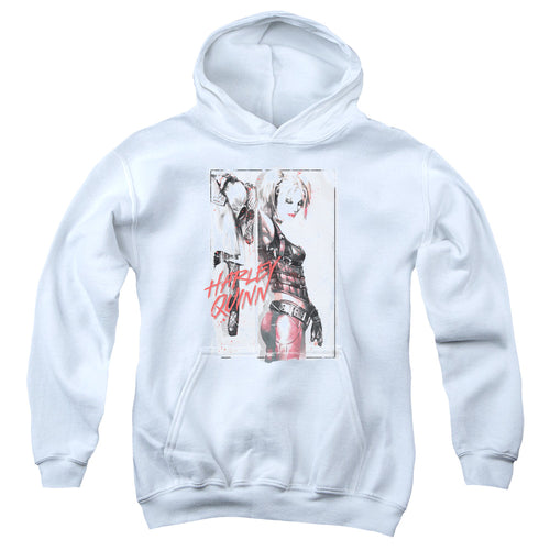 Batman Ink Wash Harley Youth Hoodie