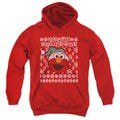 Sesame Street Elmo Ugly Christmas Youth Hoodie