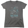 Elvis Presley 68 Leather Womens T-Shirt