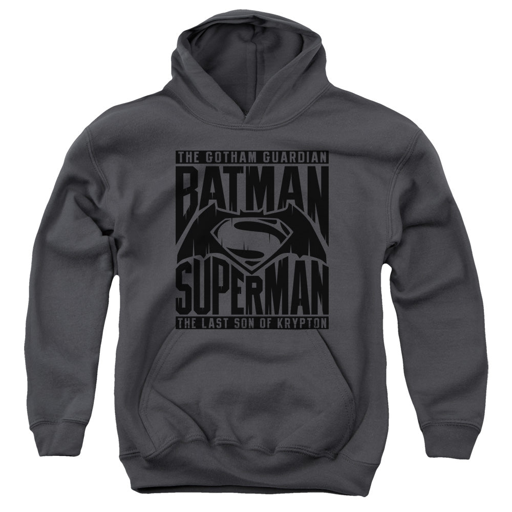 Batman v Superman Title Fight Youth Hoodie