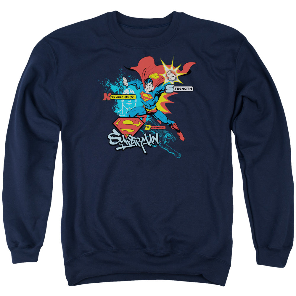 Superman Abilities Crewneck Sweatshirt