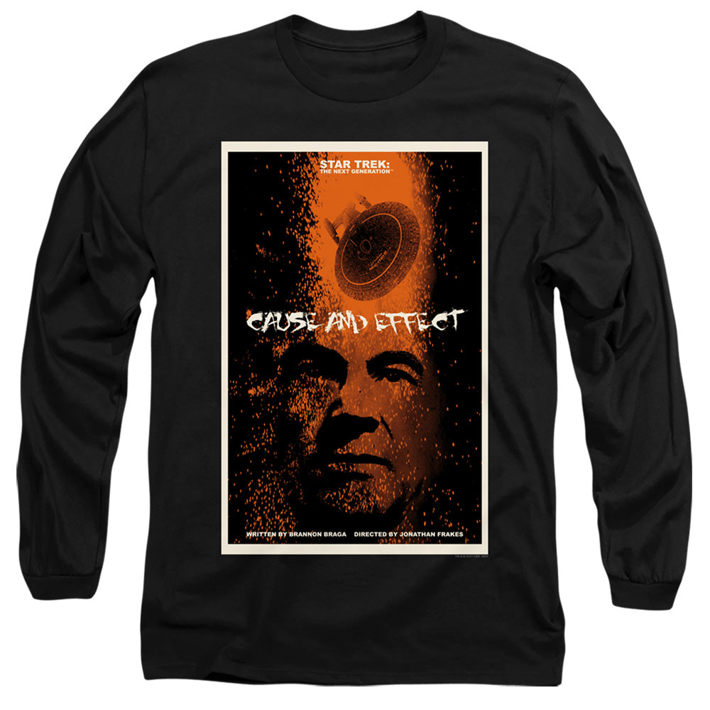 Star Trek Cause and Effect Black Long Sleeve T-Shirt