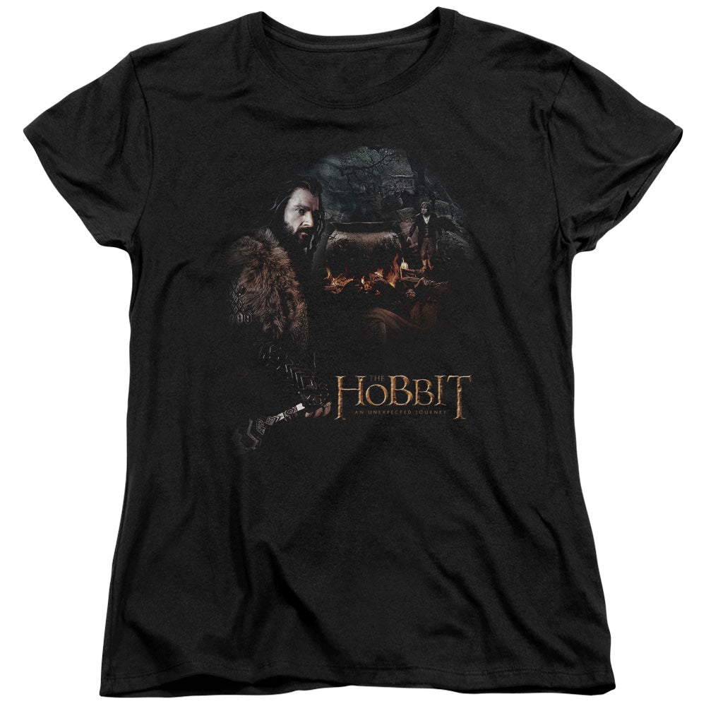 The Hobbit Cauldron Womens T-Shirt