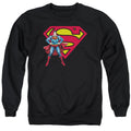 Superman & Logo Crewneck Sweatshirt