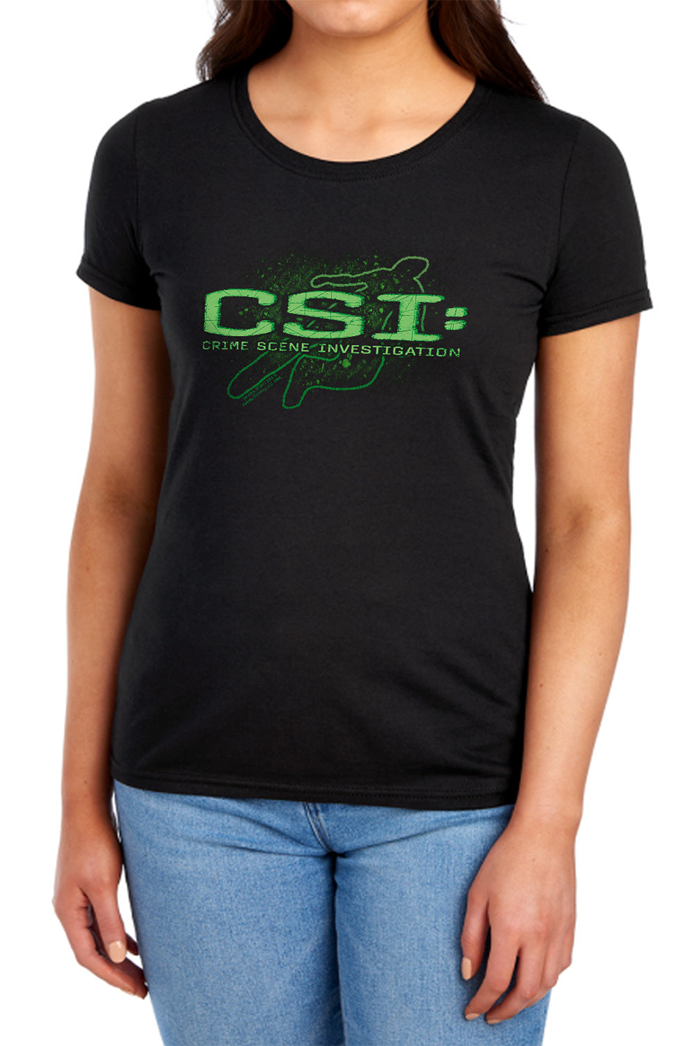 CSI Sketchy Shadow Womens T-Shirt
