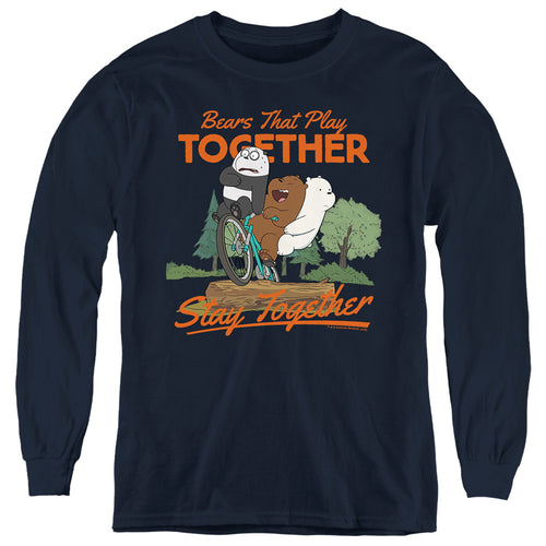 We Bare Bears Bears That Play Together Stay Together Youth Long Sleeve T-Shirt