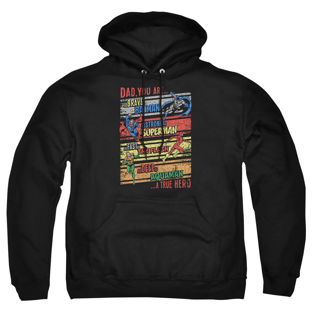 Justice League A True Hero Pullover Hoodie