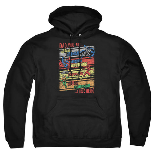 Justice League A True Hero Pullover Hoodie