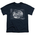 Star Trek Bridge Blueprint Youth/Toddler T-Shirt
