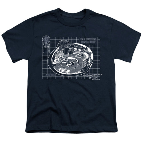 Star Trek Bridge Blueprint Youth/Toddler T-Shirt