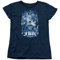 Justice League Burst Womens T-Shirt