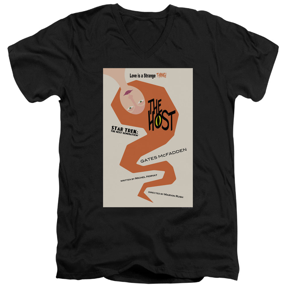 Star Trek The Host Black V-Neck T-Shirt