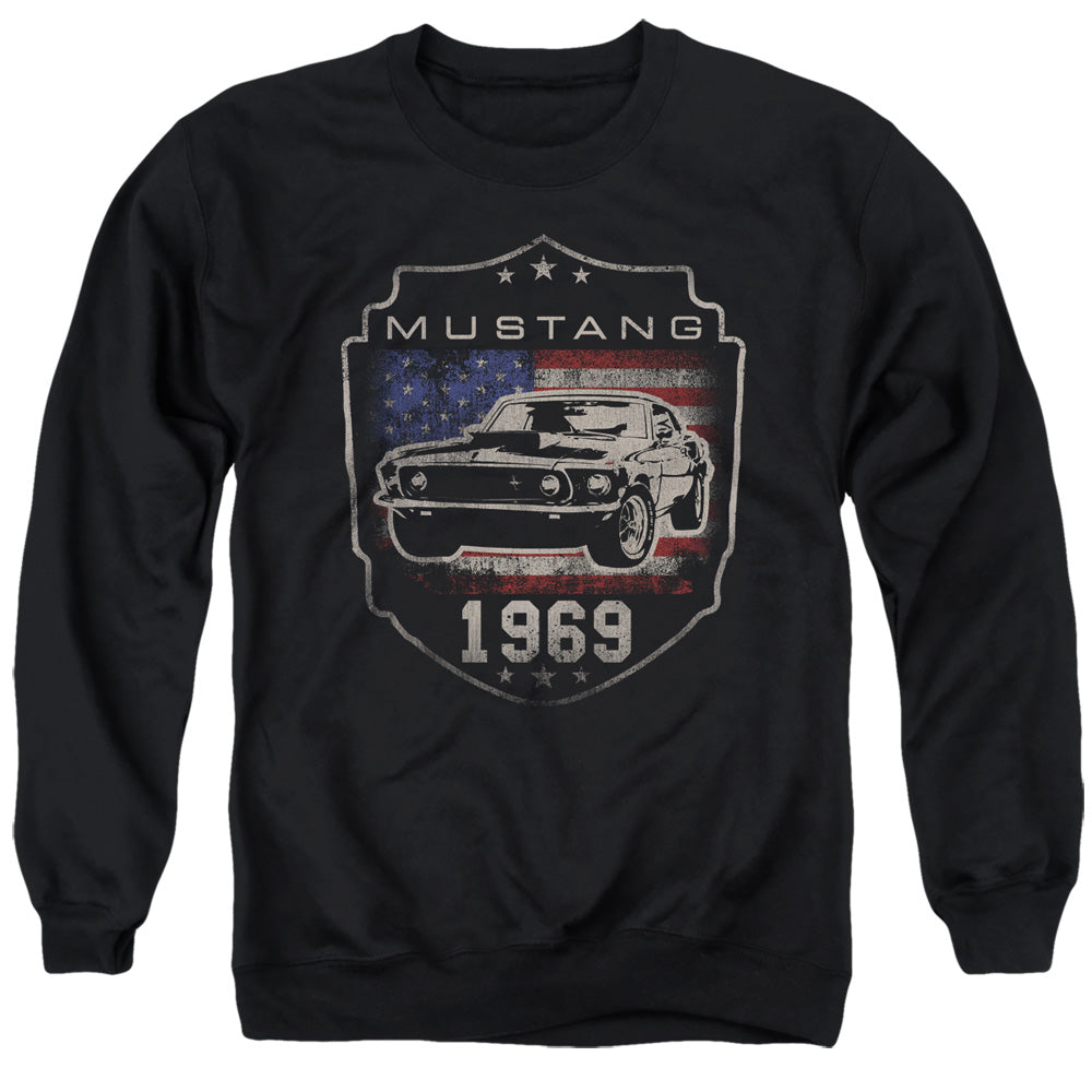 Ford Mustang 1969 Flag Crewneck Sweatshirt