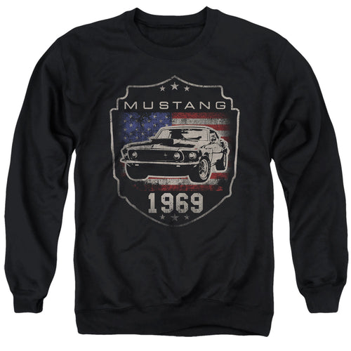 Ford Mustang 1969 Flag Crewneck Sweatshirt