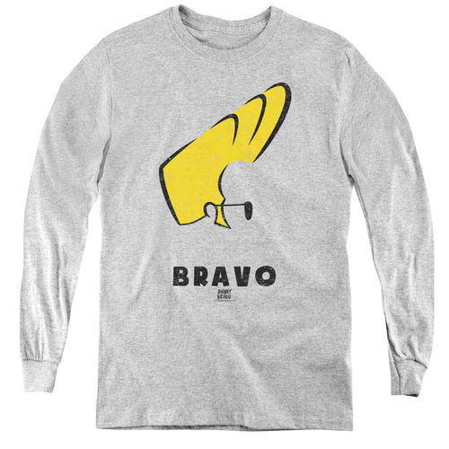 Johnny Bravo Johnny Hair Youth Long Sleeve T-Shirt