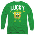 Spongebob Squarepants St. Patrick's Day Lucky Bob Long Sleeve T-Shirt