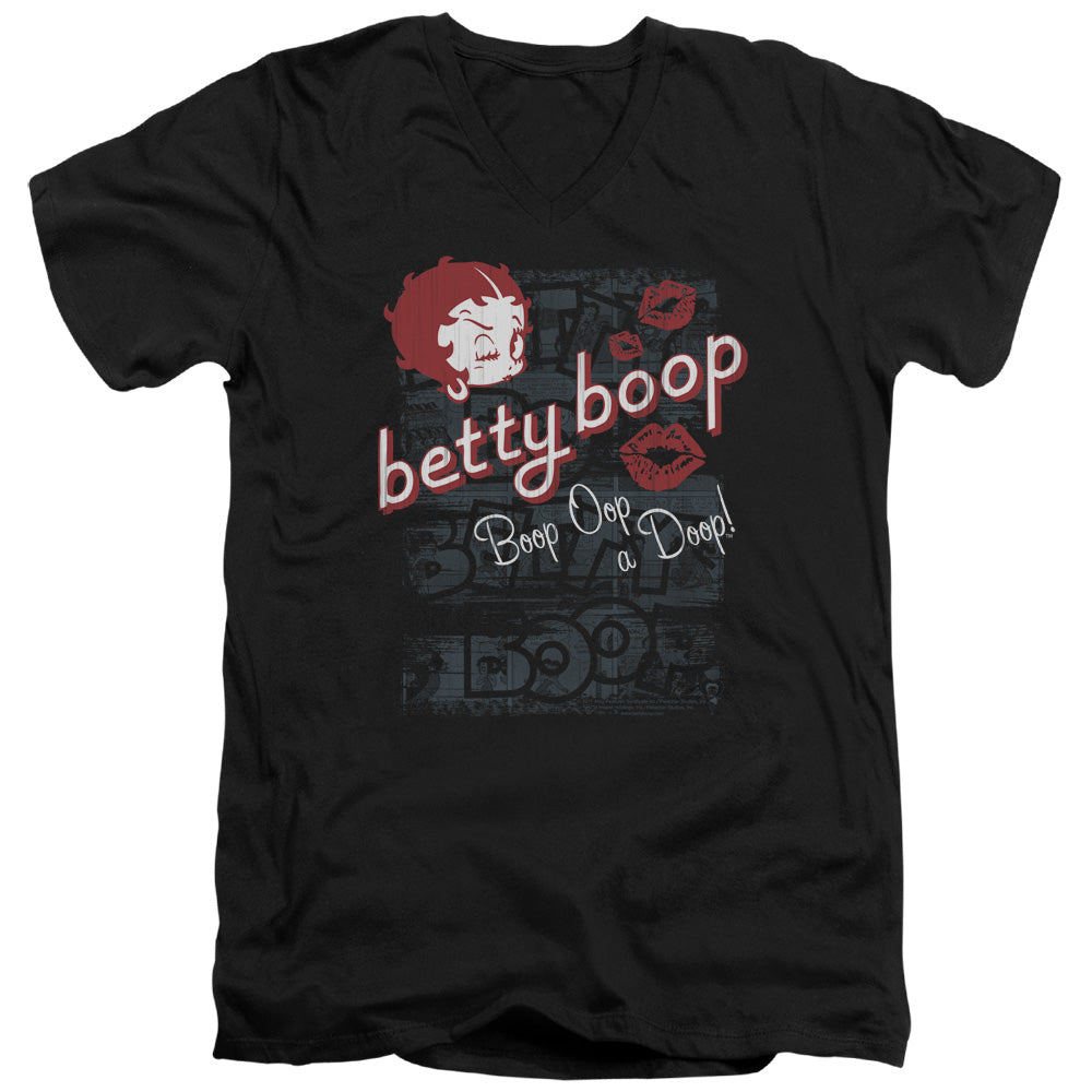 Betty Boop Boop Oop V-Neck T-Shirt