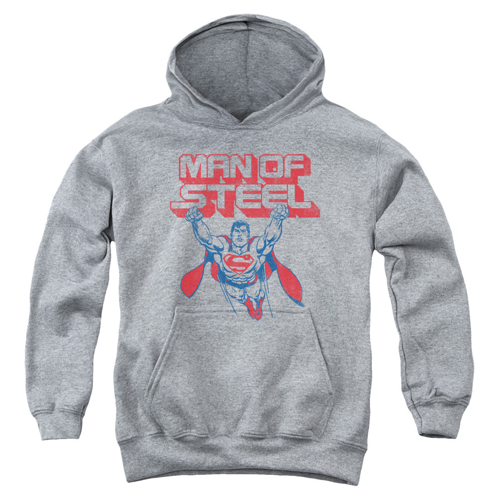 Superman Steel Retro Youth Hoodie