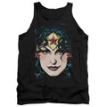 Justice League Wonder Woman Head Tank Top