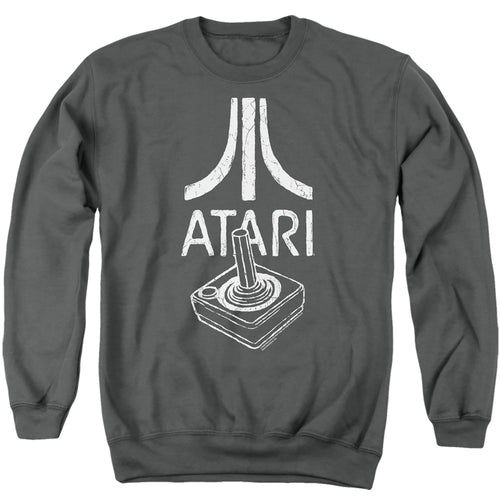Atari Joystick Logo Charcoal Crewneck Sweatshirt
