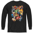 Justice League The Leagues All Here Youth Long Sleeve T-Shirt