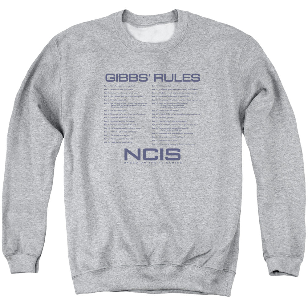 NCIS Gibbs Rules Crewneck Sweatshirt