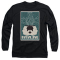 Star Trek Datalore Black Long Sleeve T-Shirt