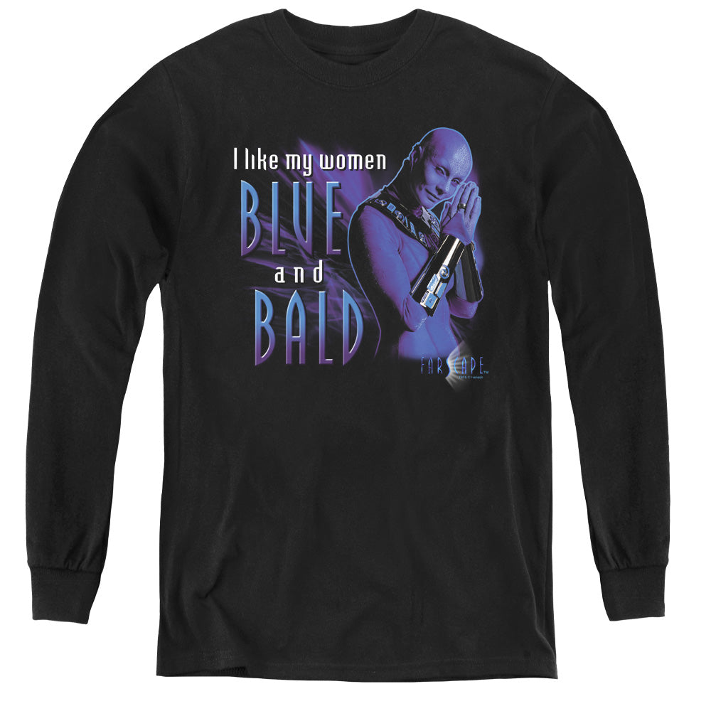 Farscape Blue And Bald Youth Long Sleeve T-Shirt