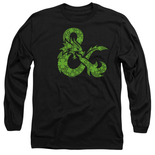 Dungeons & Dragons St. Patrick's Day Shamrock Logo Long Sleeve T-Shirt