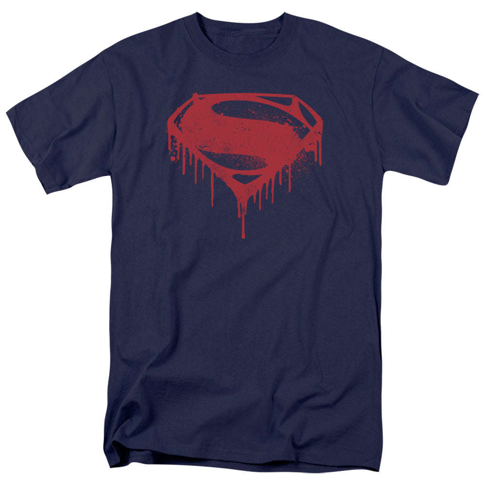Batman v Superman Splattered T-Shirt