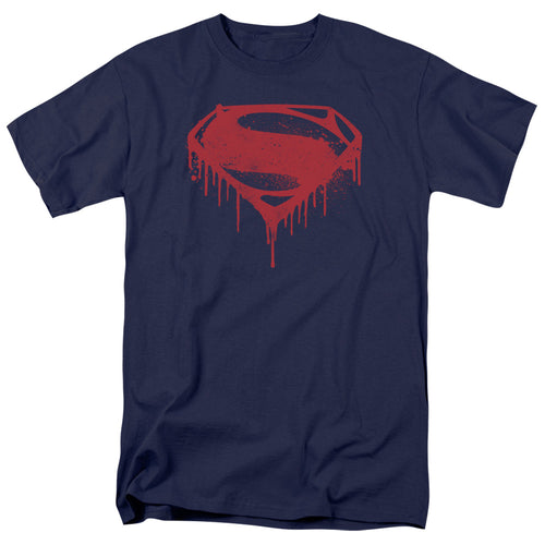 Batman v Superman Splattered T-Shirt