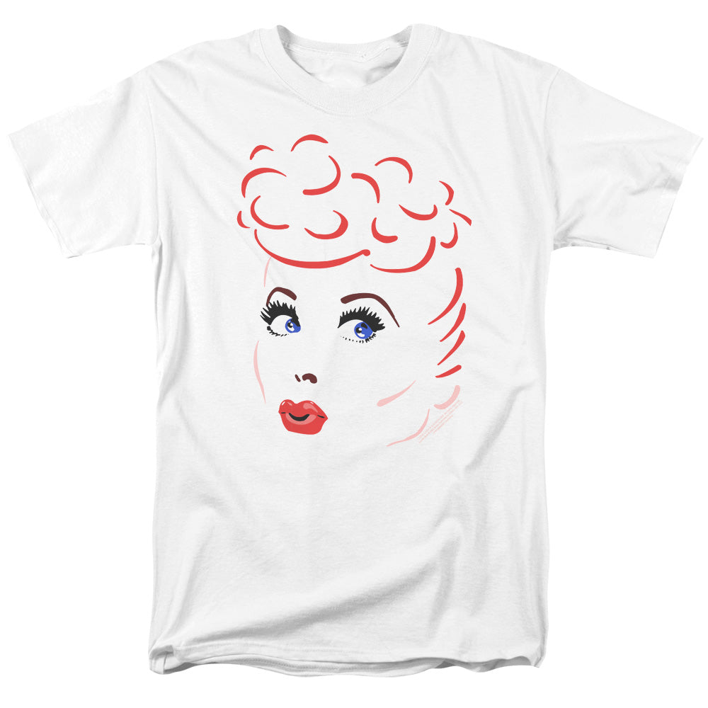 I Love Lucy Lines Face T-Shirt