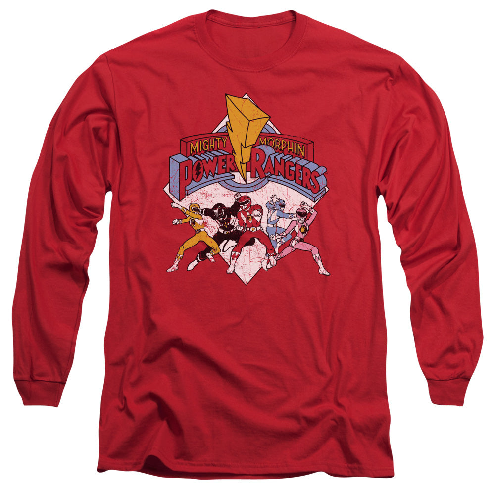 Mighty Morphin Power Rangers Retro Rangers Long Sleeve T-Shirt