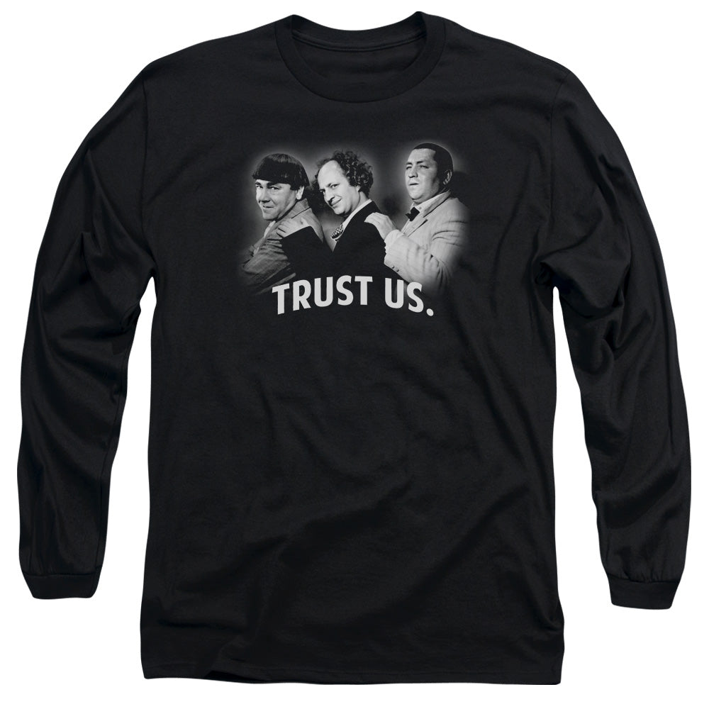 The Three Stooges Trust Us Long Sleeve T-Shirt
