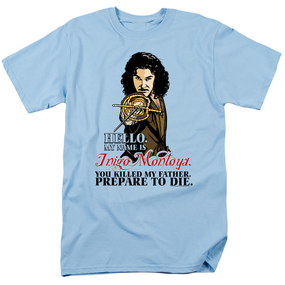 The Princess Bride Hello Light Blue T-Shirt